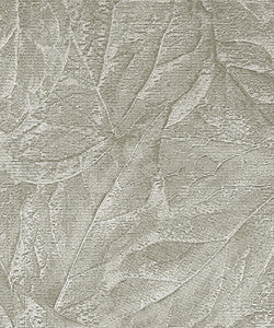 Aspen Sterling Leaf Wallpaper by Fine Decor