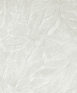 Aspen White Leaf Wallpaper by Fine Decor
