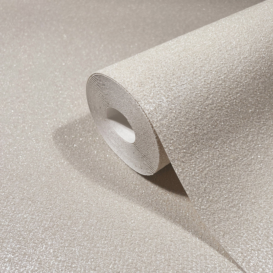 Glistening Quartz Champagne Beaded Wallpaper by Antonina Vella Designer