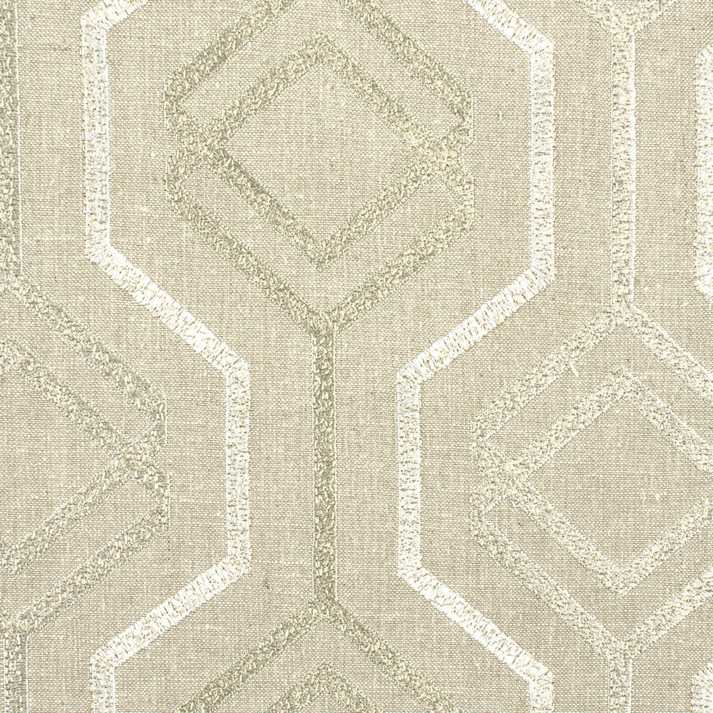 Magic 2 Linen by Stout Fabric Stout Fabric Magic 2 LinenFabric COLOR MY WINDOW BIRCH/LINEN 54%POL 42%COT 4%LIN %VEMB INDIA </p><p>Repeat: H: 6.375, V: 6.250 51 in - Fabric Carolina -
