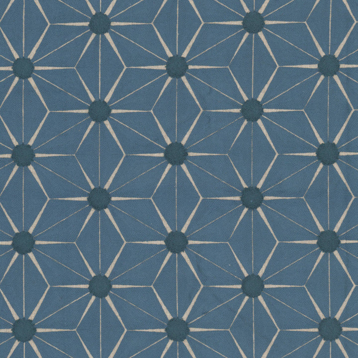 Major 3 Bluebird by Stout Fabric Stout Fabric Major 3 BluebirdFabric COMFORTABLE LIVING MOONSTONE/NAVY 70%SVI 30%LIN %CEMB INDIA </p><p>Repeat: H: 7.875, V: 4.750 53 in - Fabric Carolina -
