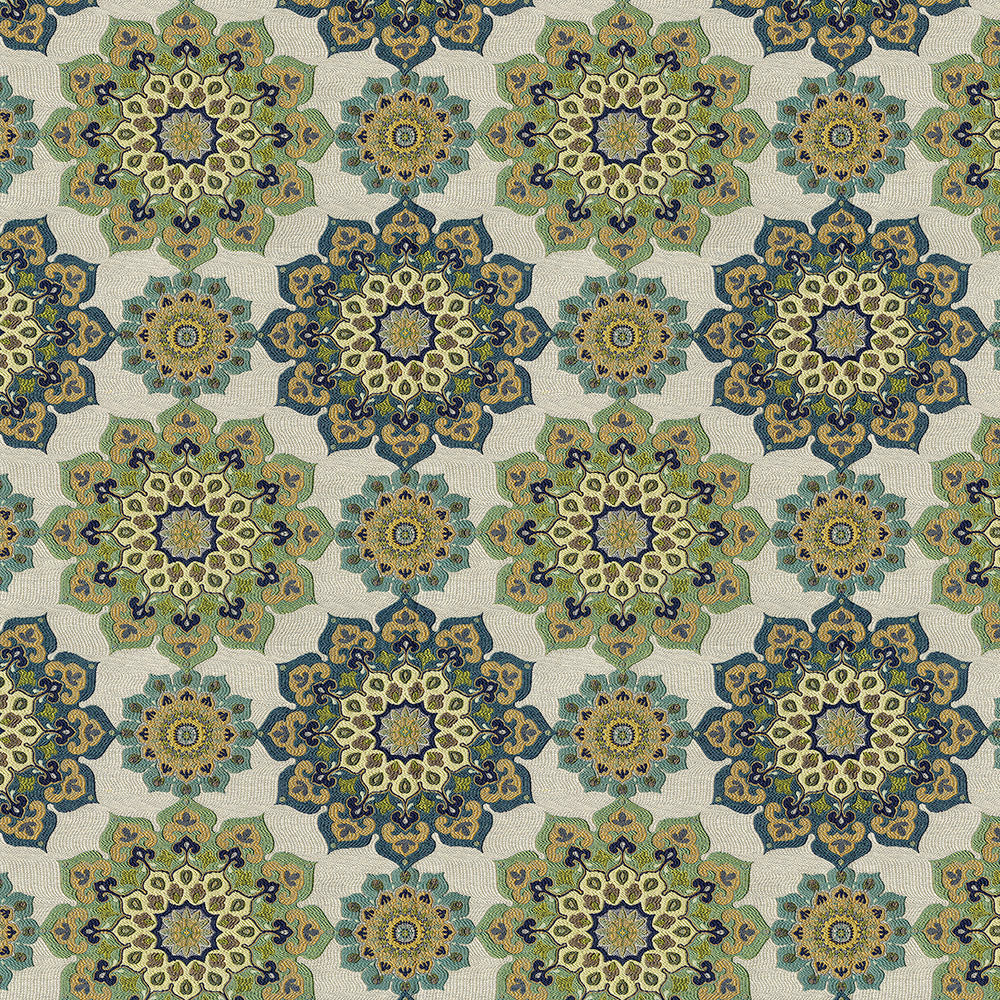 Walsh 205 Mediterranean by ABBEYSHEA Designer Fabric 55% Rayon, 45% Polyester China 25,000 Double Rubs (Wyzenbeek) </p><p>Repeat: Horizontal: 13.4" (34.0 cm) Up the Roll and Vertical: 14.6" (37.0 cm) Across the Roll 55" (140 cm) - Swanky Fabrics -
