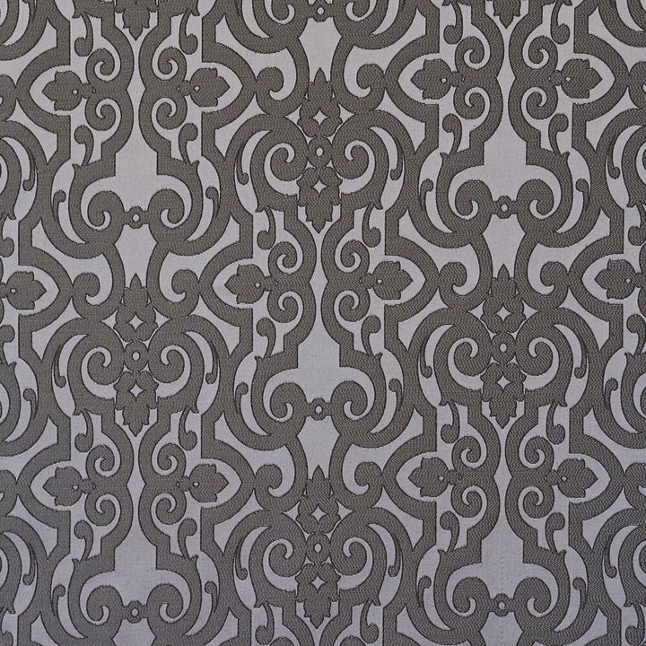 Majorca Steel by Norbar Designer Fabric PARAMOUNT 74% POLYESTER 26% COTTON INDIA 9 1/2"V 9 1/4"H 54 - Swanky Fabrics -