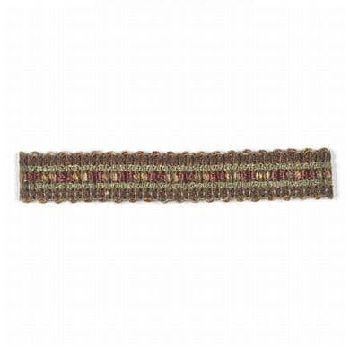 Makebelieve 6 Walnut by Stout Trim Stout Trim Makebelieve 6 WalnutTrim REFLECTIONS TRIM CHINA </p><p>Repeat: H: 0.000, V: 0.000 0.5 in - Fabric Carolina -