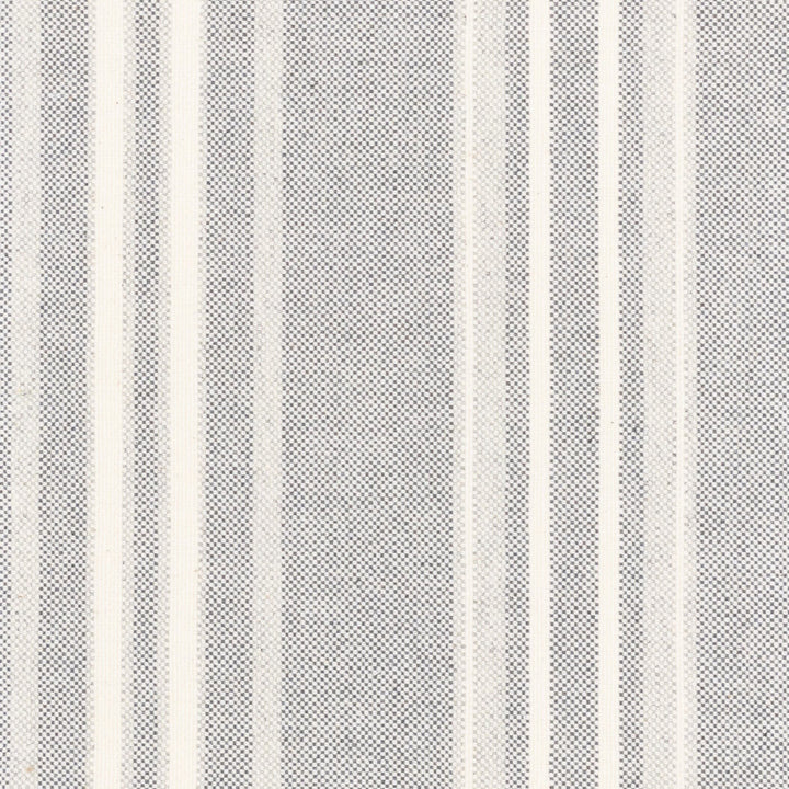 Malibu 1 Smoke by Stout Fabric JUST STRIPES NATURAL/CHARCOAL 88%COT 12%POL USA FLAME RETARDANT-U.F.A.C. CLASS 1 CATB 117-2013 WYZENBEEK 50 000 DOUBLE RUB WEAR TEST (HEAVY DUTY) Horizontal: 0.000 and Vertical: 6.750 54 in - Fabric Carolina -