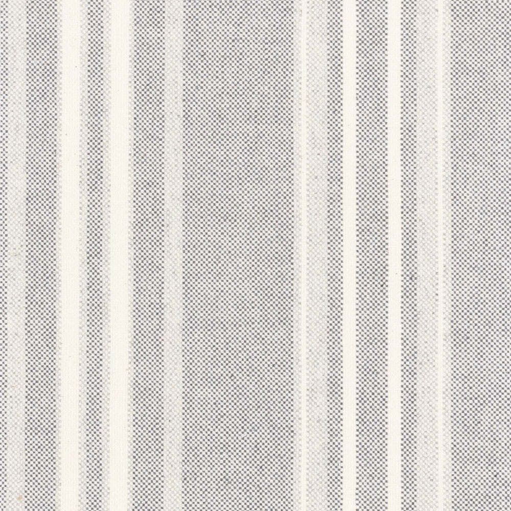 Malibu 1 Smoke by Stout Fabric Stout Fabric Malibu 1 SmokeFabric JUST STRIPES NATURAL/CHARCOAL 88%COT 12%POL USA </p><p>Repeat: H: 0.000, V: 6.750 54 in - Fabric Carolina -