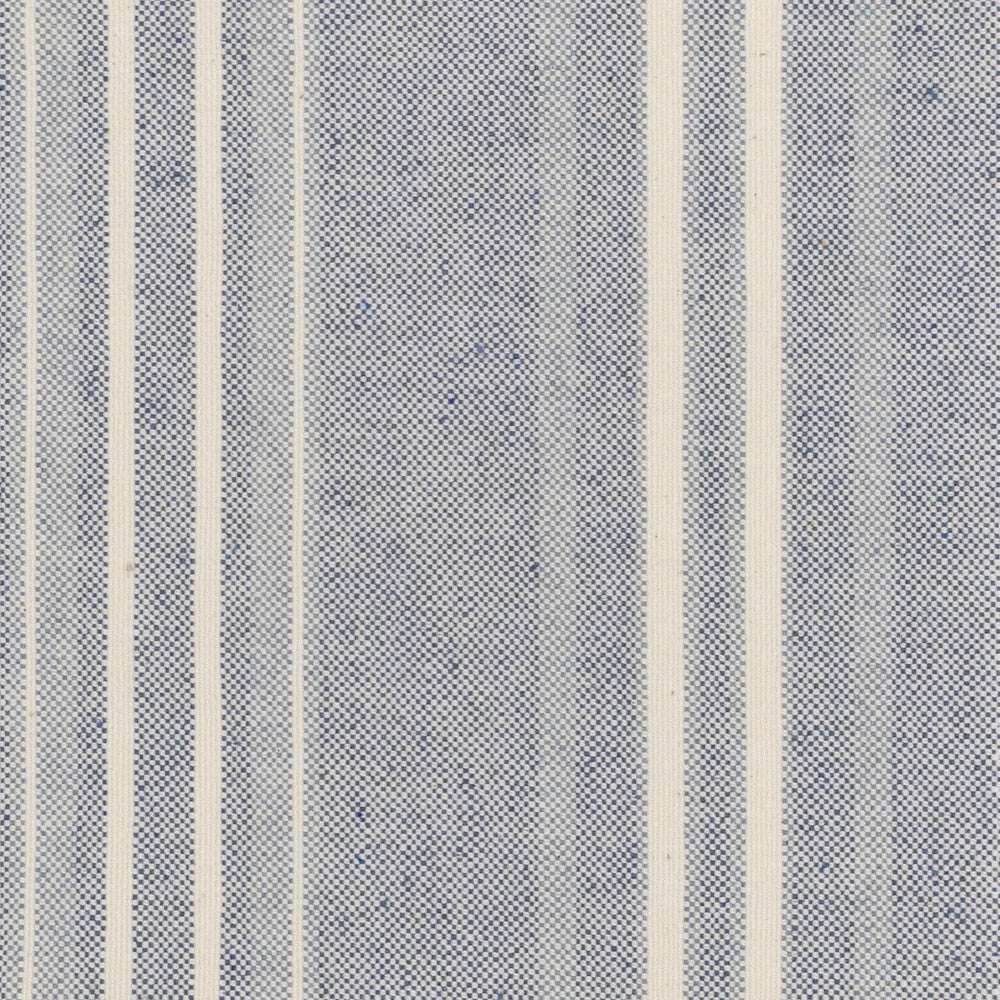 Malibu 3 Federal by Stout Fabric JUST STRIPES BLUE/SPRING 88%COT 12%POL USA Horizontal: 0.000 and Vertical: 6.750 54 in - Fabric Carolina -