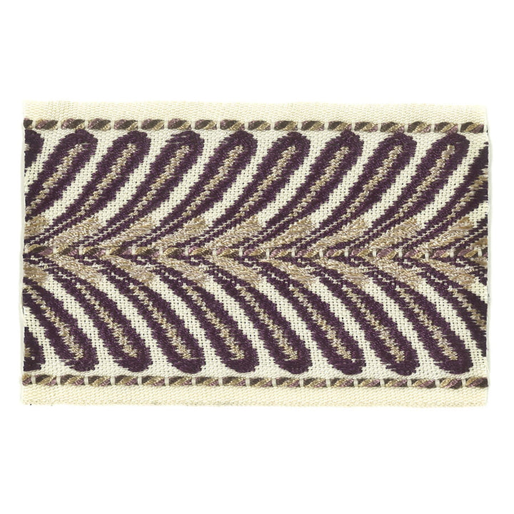 Mamzer 2 Plum by Stout Trim Stout Trim Mamzer 2 PlumTrim INSIGHTS TRIM CHINA </p><p>Repeat: H: 0.500, V: 0.000 2.63 in - Fabric Carolina -