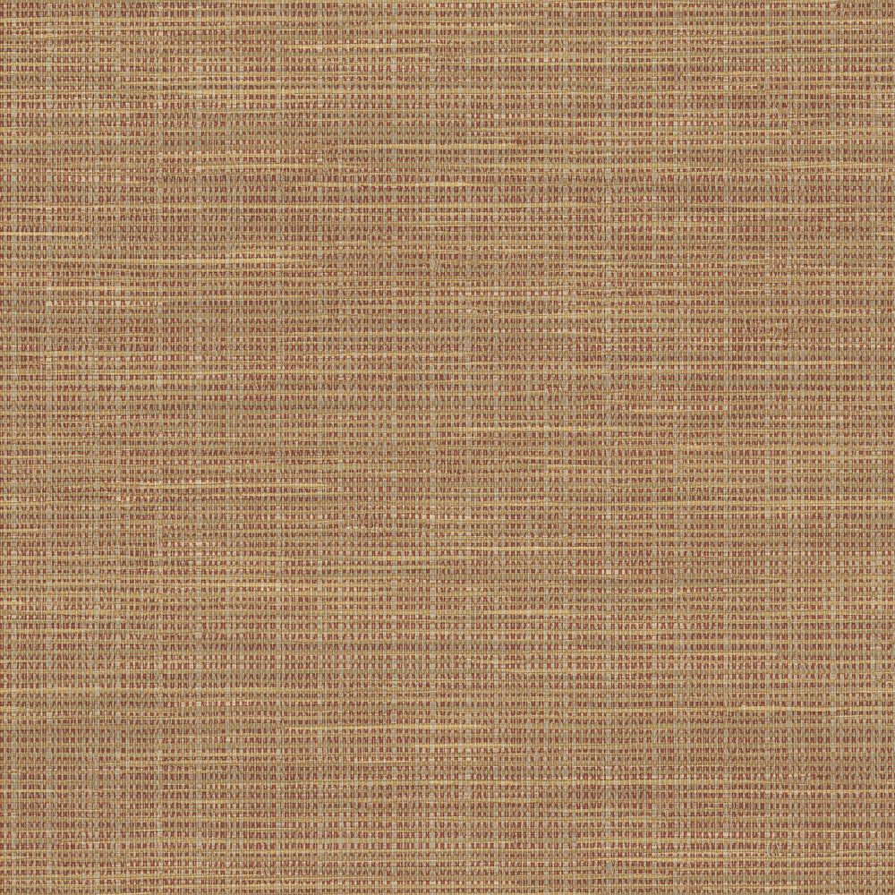 Kent Red Faux Grasscloth Wallpaper by Chesapeake Gentlemen's Quarters Covers about 56.4 square feet 20.5-in by 33-ft long roll Prepasted 20.5 - Fabric Carolina -