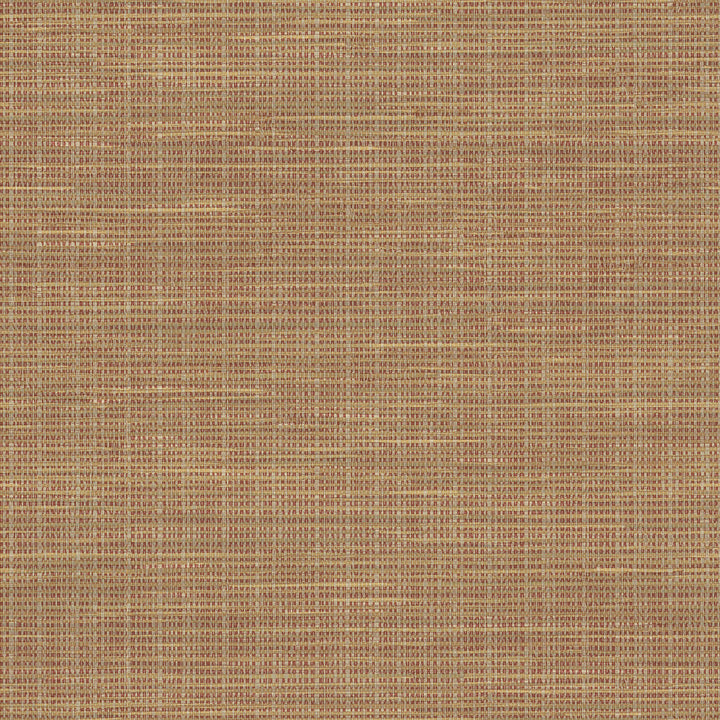 Kent Red Faux Grasscloth Wallpaper by Chesapeake Gentlemen's Quarters Covers about 56.4 square feet 20.5-in by 33-ft long roll Prepasted 20.5 - Fabric Carolina -