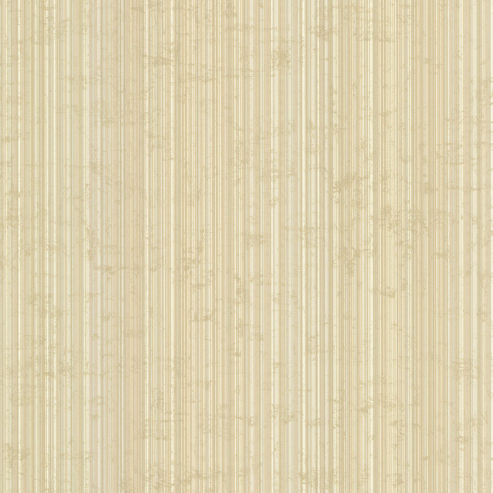 Dylan Cream Candy Stripe Wallpaper by Chesapeake Gentlemen's Quarters Covers about 56.4 square feet 20.5-in by 33-ft long roll Prepasted 20.5 - Fabric Carolina -