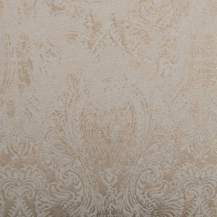 Mandolin Ivory by Norbar Fabric PARAMOUNT 100% POLYESTER AND LUREX CHINA 19"V 28 1/2"H 114 - Fabric Carolina -