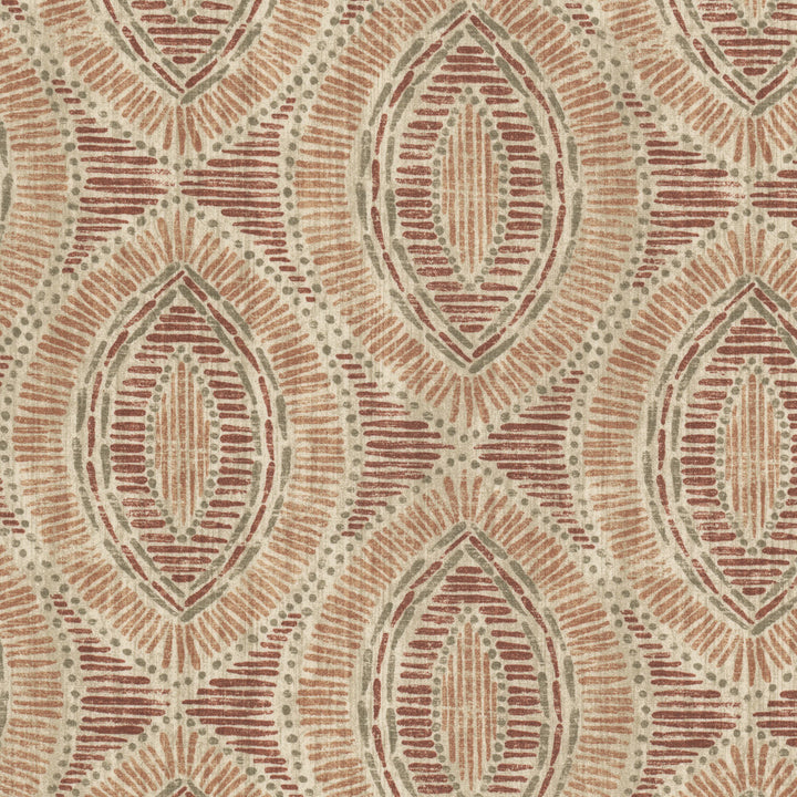 Mankato 1 Terracotta by Stout Fabric Stout Fabric Mankato 1 TerracottaFabric Rainbow Library Blossom/Sunset 100%Cot Pakistan </p><p>Repeat: H: 13.5, V: 0 54 in - Fabric Carolina -