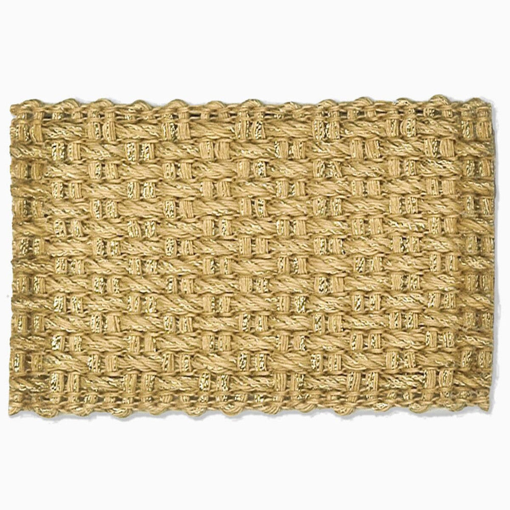 Marden 10 Wheat by Stout Designer Trim NEW WORLD TAPES & BORDERS 100%LIN ITALY </p><p>Repeat: 0 1.63 in - Swanky Fabrics -