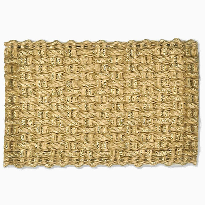 Marden 10 Wheat by Stout Designer Trim NEW WORLD TAPES & BORDERS 100%LIN ITALY </p><p>Repeat: 0 1.63 in - Swanky Fabrics -