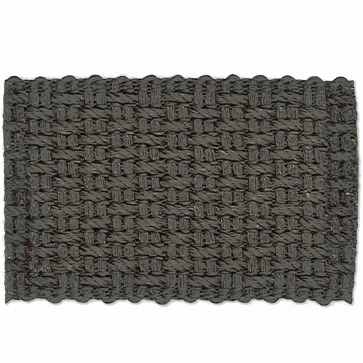 Marden 4 Charcoal by Stout Trim NEW WORLD TAPES & BORDERS 100%LIN ITALY Horizontal: 0 and Vertical: 0 1.63 in - Fabric Carolina -