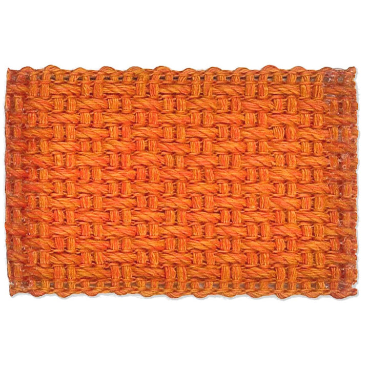 Marden 9 Pumpkin by Stout Trim New World Tapes & Borders 100% Linen ITALY Horizontal: 0 and Vertical: 0 1.63 in - Fabric Carolina -