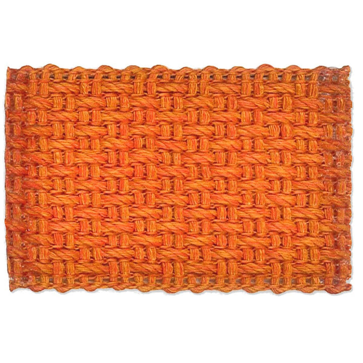 Marden 9 Pumpkin by Stout Designer Trim NEW WORLD TAPES & BORDERS 100%LIN ITALY FLAME RETARDANT-U.F.A.C. CLASS 1 CATB 117-2013 Horizontal: 0.000 and Vertical: 0.000 1.63 in - Swanky Fabrics -