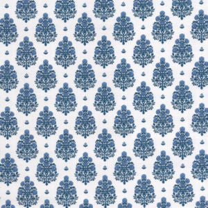 Marengo Marine by Norbar Designer Fabric ROMANCE 100% COTTON SPAIN 5 3/8"V 4 1/2"H 55 - Swanky Fabrics -