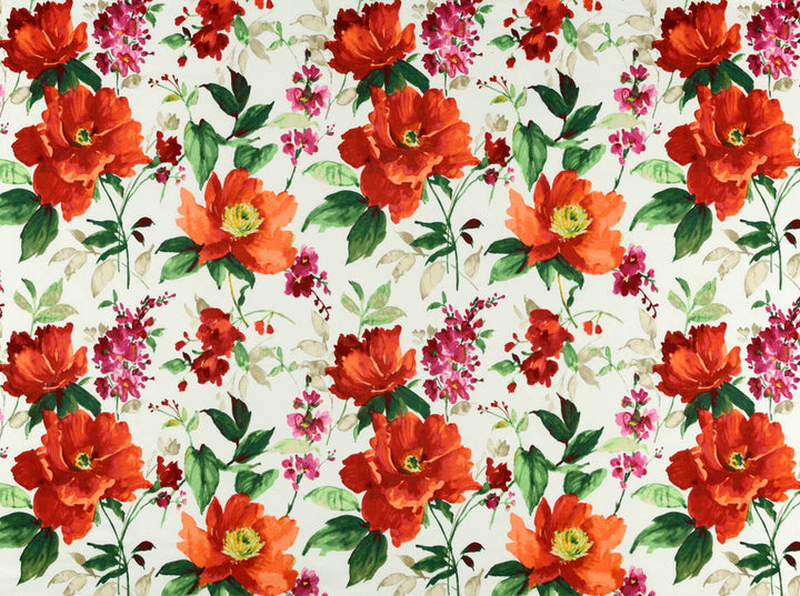 Marianna Poppy 301 by Covington Fabric 100% COTTON China 30000 Horizontal: 18 and Vertical: 18 54 - Fabric Carolina -
