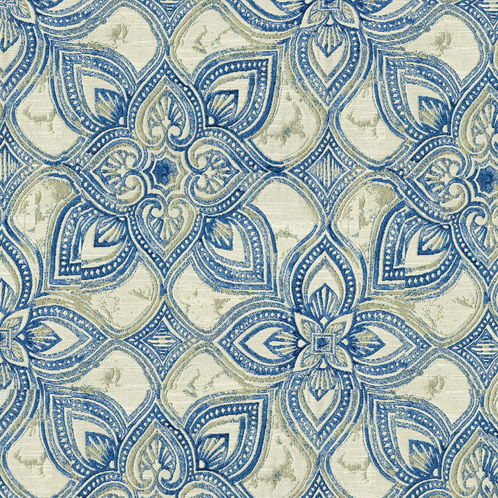 Maribel 305 Indigo by ABBEYSHEA Designer Fabric N/A 85% Polyester, 15% Cotton China 50,000 Double Rubs </p><p>Repeat: Horizontal: 3.6" (9.3 cm) Across the Roll and Vertical: 3.7" (9.5 cm) Up the Roll 55" (140 cm) - Swanky Fabrics -