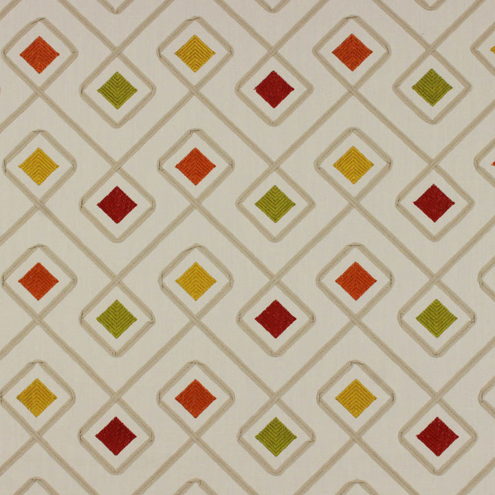 Marquette Garden by Richloom Fabric See sample 52%POLY,48% COTTON BASE W/ 100% COTTON EMB. USA or Imported 15K </p><p>Repeat: V9" x H12.75" 56" - Fabric Carolina -