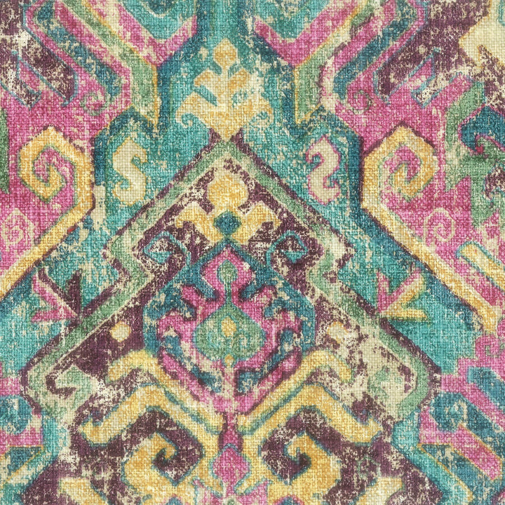 Marrakesh 4 Turquoise by Stout Fabric RAINBOW LIBRARY OPAL/PEACOCK 75%COT 25%LIN PAKISTAN FLAME RETARDANT-U.F.A.C. CLASS 1 CATB 117-2013 WYZENBEEK 51 000 DOUBLE RUB WEAR TEST (HEAVY DUTY) Horizontal: 13.500 and Vertical: 27.000 55 in - Fabric Carolina -