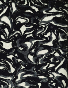 Mars Black by Norbar Designer Fabric HEIRLOOM 85% VISCOSE 15% POLYESTER INDIA 13"V 14 1/4"H 57 - Swanky Fabrics -