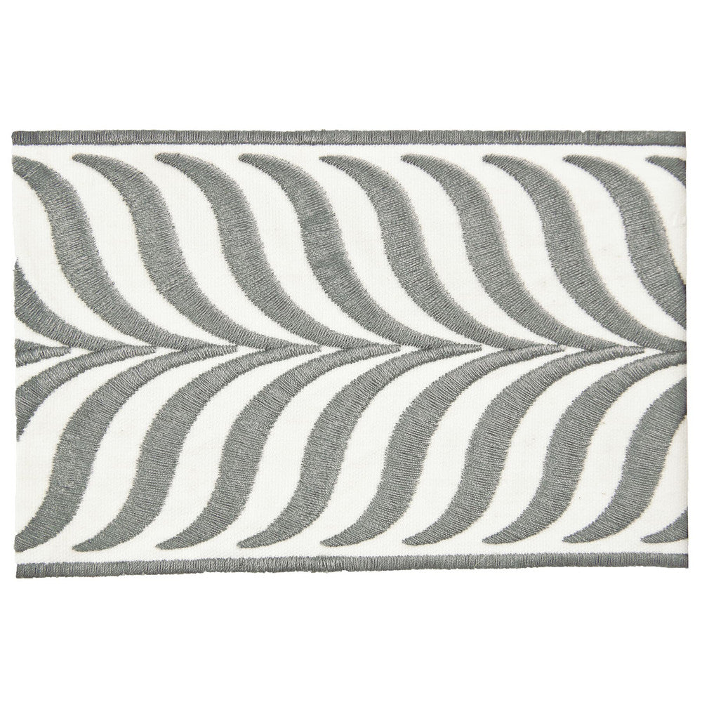 Martin 13 Grey by Stout Trim DISTINCTION TAPES 100%POL CHINA Horizontal: 3.5 and Vertical: 0.625 3.5 in - Fabric Carolina -