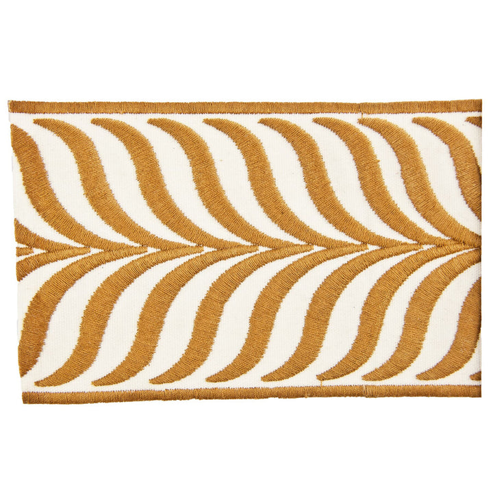 Martin 6 Toffee by Stout Trim Distinction Tapes 100% Polyester CHINA Horizontal: 3.5 and Vertical: 0.625 3.5 in - Fabric Carolina -
