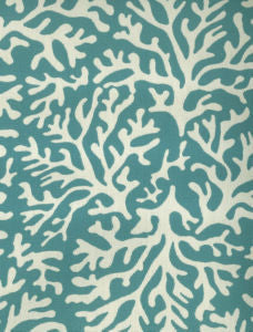 Martin Turquoise by Norbar Designer Fabric 55% POLYESTER 45% COTTON CHINA 19"V 13 1/2"H 54 - Swanky Fabrics -