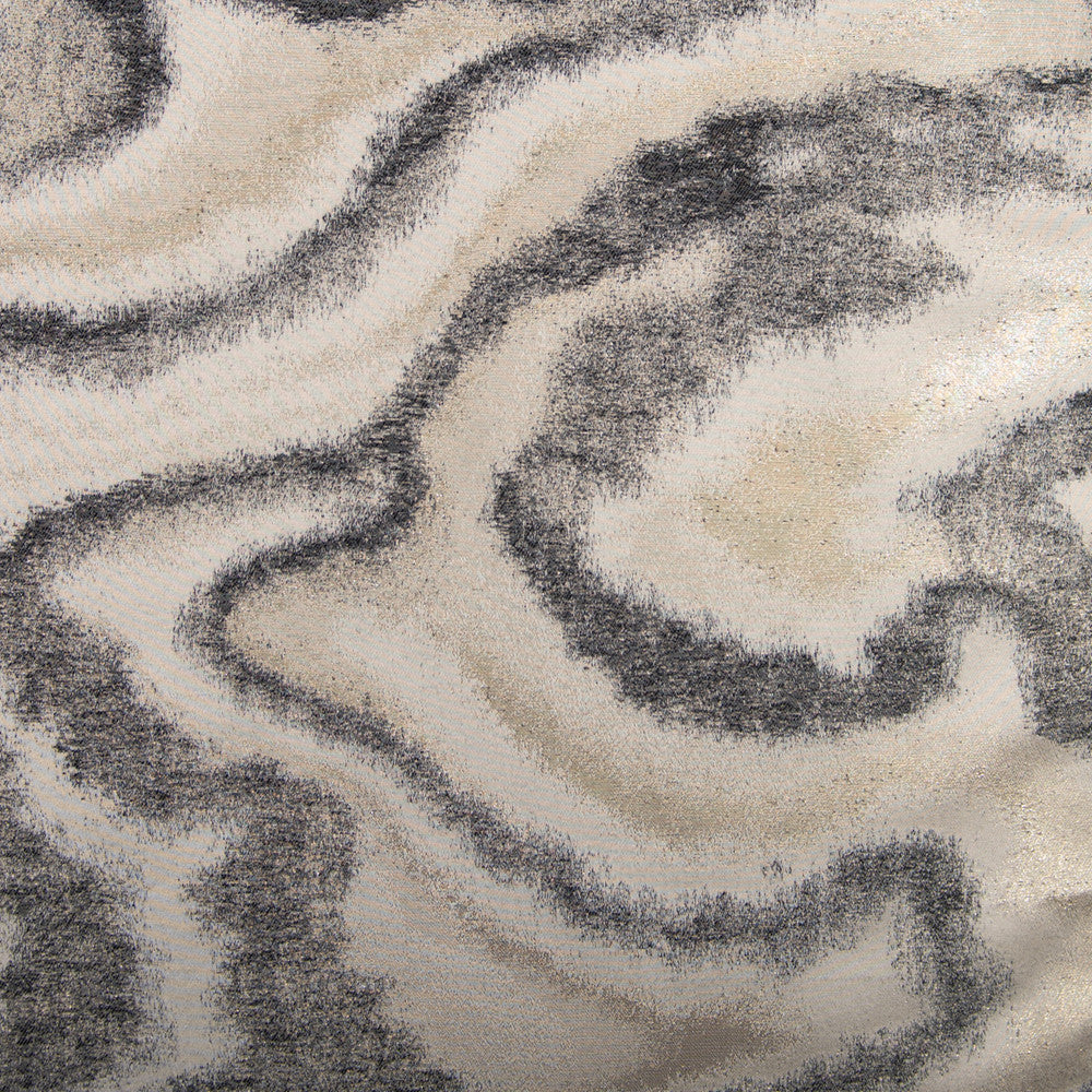Matinee Charcoal by Norbar Fabric PARAMOUNT 100% POLYESTER CHINA 32 1/4"V 14 1/2"H 118 - Fabric Carolina -
