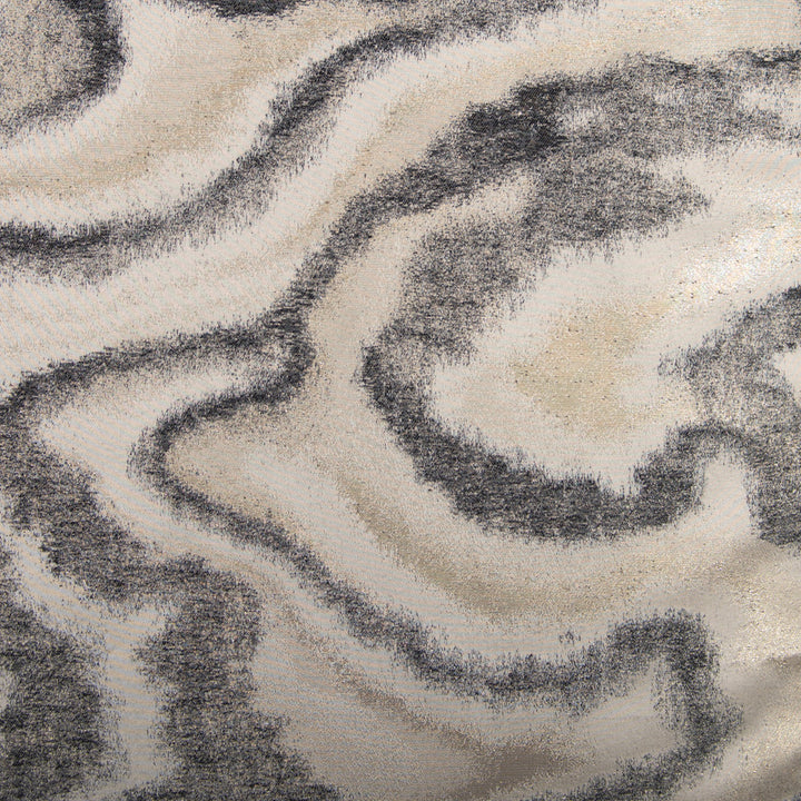 Matinee Charcoal by Norbar Fabric PARAMOUNT 100% POLYESTER CHINA 32 1/4"V 14 1/2"H 118 - Fabric Carolina -