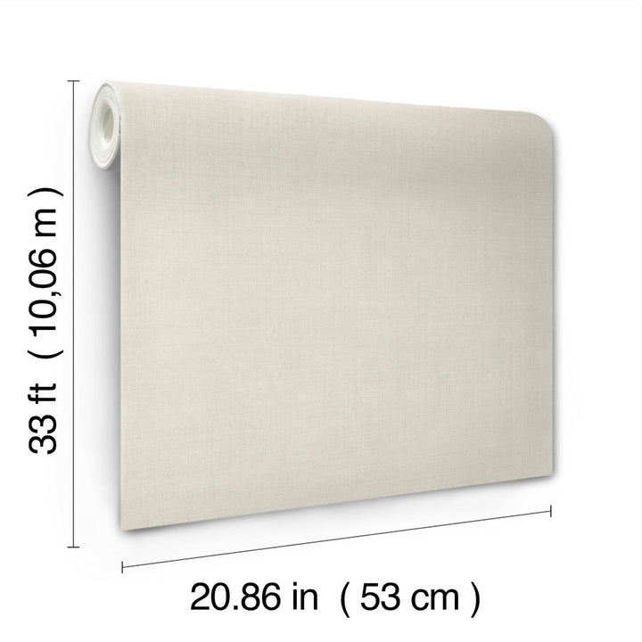 Vava Dun Beige Wallpaper by York Wallcoverings Designer