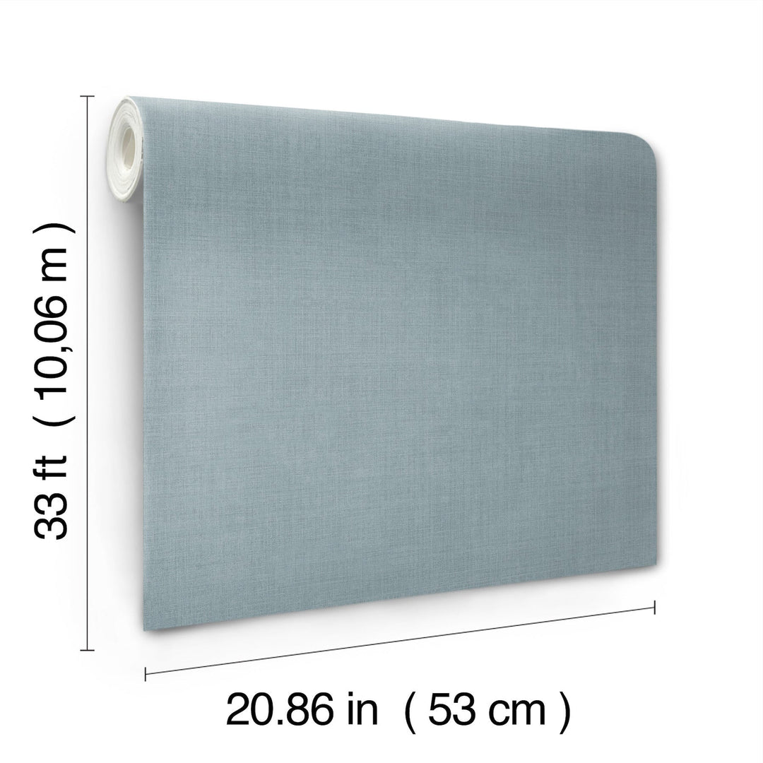 Vava Blalera Blue Wallpaper by York Wallcoverings Designer