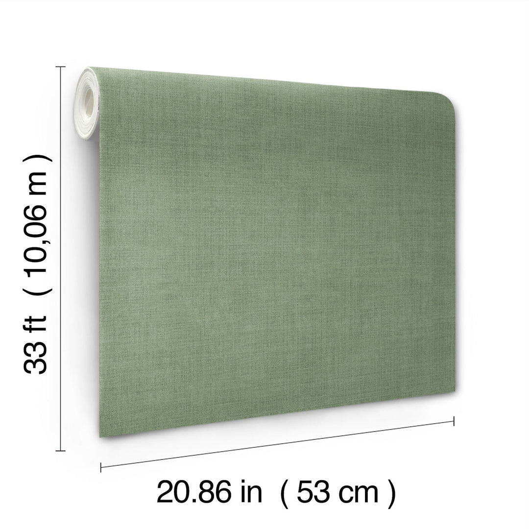 Vava Smaragd Dark Green Wallpaper by York Wallcoverings Designer