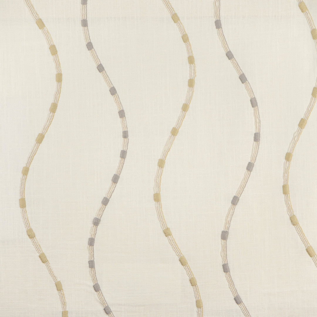 Mattituck # 405 Dove by Maxwell Designer Fabric Color Theory-Vol. X Driftwood BASE: 70% VISCOSE 30% LINEN EMB: 72% COTTON 28% POLYESTER INDIA EMB: V-12.4" H-13.2" W: 53" EMB: 52" - Swanky Fabrics -