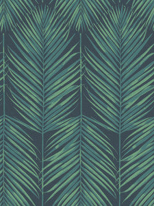 Paradise Palm Tropic Midnight by Seabrook Wallpaper