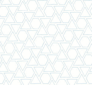 Sun Shapes Blue Oasis by Seabrook Wallpaper