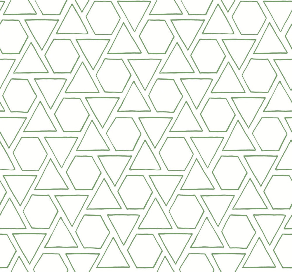 Sun Shapes Greenery by Seabrook Wallpaper Beach House United States 60.75 25.2" 27" - Fabric Carolina -
