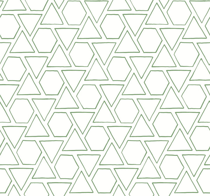 Sun Shapes Greenery by Seabrook Wallpaper Beach House United States 60.75 25.2" 27" - Fabric Carolina -