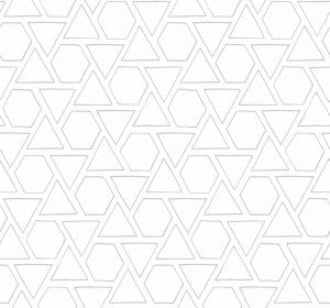 Sun Shapes Daydream Gray by Seabrook Wallpaper