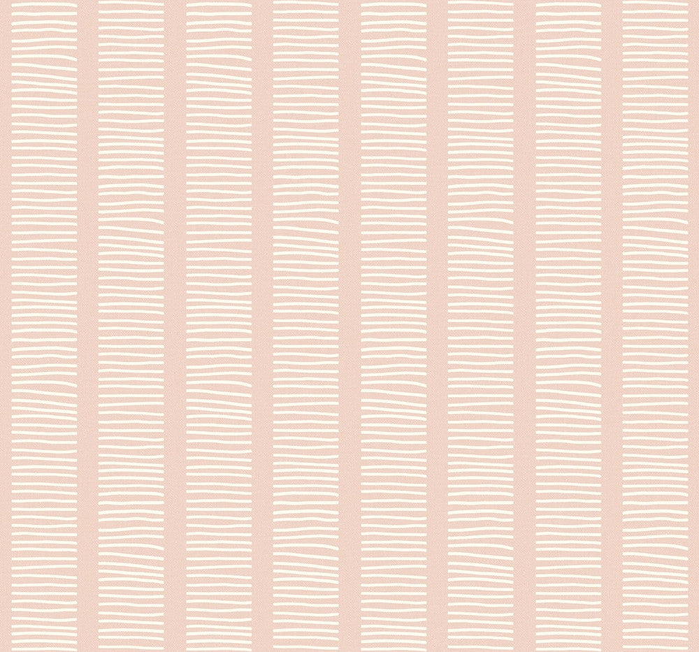 Coastline Pink Sunset by Seabrook Wallpaper Beach House United States 60.75 25.2" 27" - Fabric Carolina -