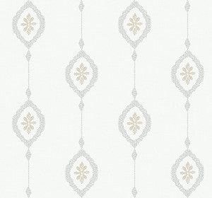 Sand Dollar Stripe Sand Dunes by Seabrook Wallpaper
