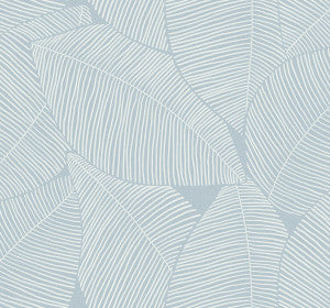 Summer Magnolia Blue Oasis by Seabrook Wallpaper