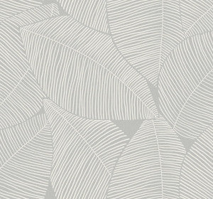 Summer Magnolia Daydream Gray by Seabrook Wallpaper
