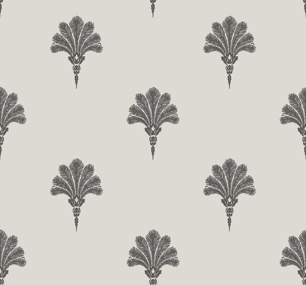 Summer Fan Black Sands by Seabrook Wallpaper Beach House United States 60.75 12.6" 27" - Fabric Carolina -