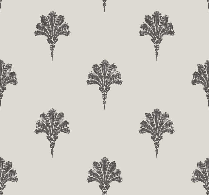 Summer Fan Black Sands by Seabrook Wallpaper Beach House United States 60.75 12.6" 27" - Fabric Carolina -