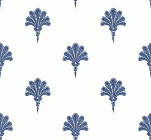 Summer Fan Coastal Blue by Seabrook Wallpaper