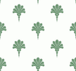 Summer Fan Greenery by Seabrook Wallpaper